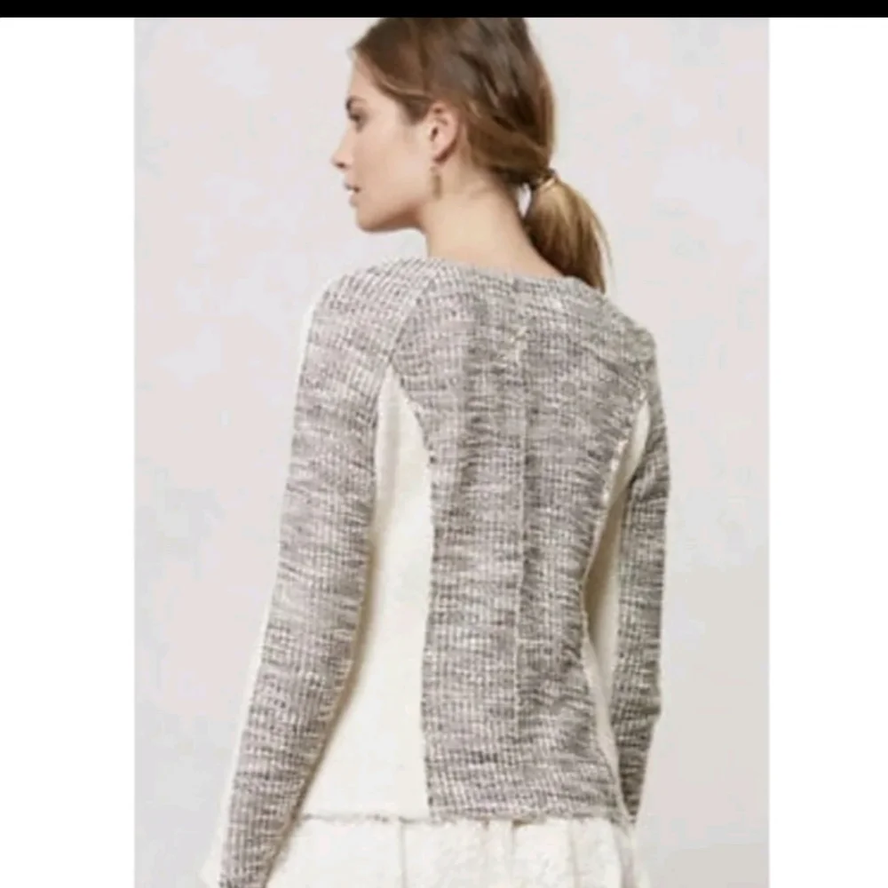 Anthropologie Cartonnier Glimmer Tweed Jacket SzM
